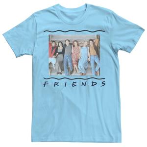 Мужская футболка с логотипом «Лестница» и портретом «Друзья» Licensed Character