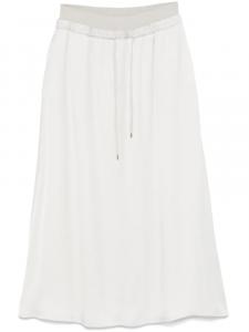 Юбка миди Lorena Antoniazzi на кулиске, белый
