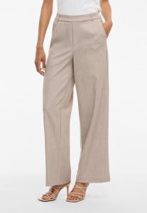 Брюки VILA VIVARONE WIDE, Natural Melange/Beige