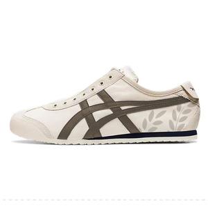 Мексика 66 Слипоны Делюкс Легкие Низкие Повседневные Кроссовки Унисекс Бежево-Желтые Onitsuka Tiger, Экрю