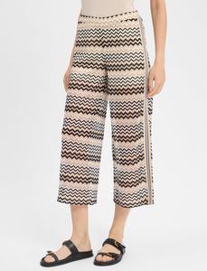 Брюки comma COMMA HOSE, Beige Schwarz/Beige