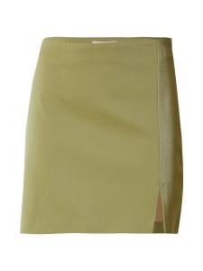 Кожаная юбка TOPSHOP DOLLY, Light green