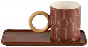 Кофейная кружка 350 мл Novel, коричневый