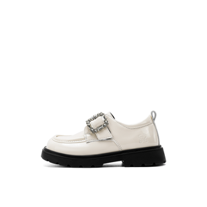 Кожаная обувь для детей и подростков, увеличивающая рост, дышащая и нескользящая Staccato, белый