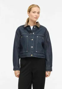 Джинсовая куртка vilova geknöpfte Vila, Dark Blue Denim