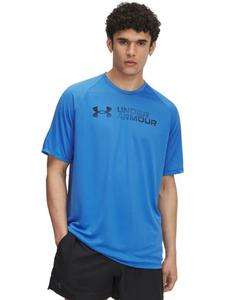 Спортивная футболка Tech Reflective T-Shirt синего цвета Under Armour