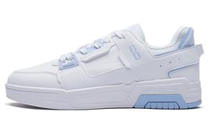 Кеды, скейтборд обувь женская низкая белый/синий 361°