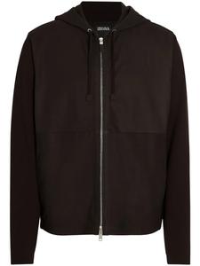 Шерстяная толстовка Zegna, коричневый