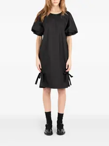Платье миди с объемными рукавами Osaka Société Anonyme, черный