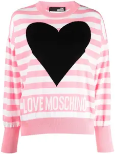Толстовка с логотипом Love Moschino, розовый