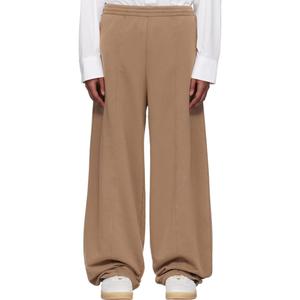 Прямые спортивные брюки MM6 Maison Margiela, светло-коричневый