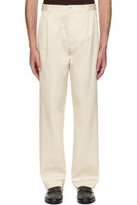 Широкие укороченные брюки Relaxed-Fit Boss, белый