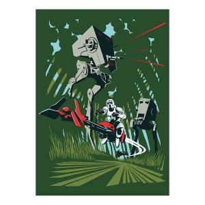 Фреска Komar Star Wars Vector Endor, разноцветный