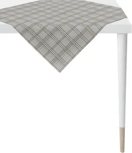 Среднее одеяло APELT "9538 CHALET STYLE", (1 шт.), цифровая печать 100х100 см, серый/белый