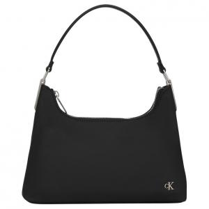 Calvin Klein Тканевая сумка через плечо среднего размера женская космический черный