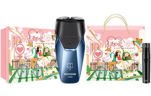 Электробритва FS889 Rotary для всего тела, моющаяся, умная, с двумя плавающими головками, портативная FLYCO, Fs889 Romantic Love Set