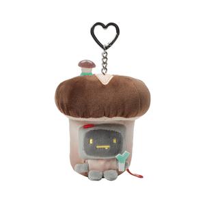 Креативный милый плюшевый кулон с мультяшными грибами и брокколи в виде креветочных оладий, высота 10см LINE FRIENDS
