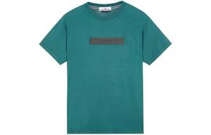 Футболка унисекс зеленая Stone Island, зеленый