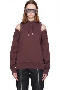 Вырезанная толстовка Jean Paul Gaultier, Burgundy
