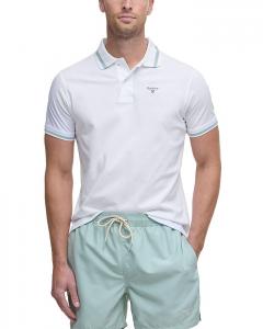 Футболка-поло Ferrybridge облегченная приталенная Barbour, белый