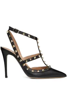 Босоножки Rockstud 100 VALENTINO GARAVANI, черный