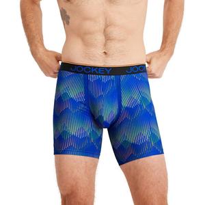 Комплект из 2 трусов-боксеров из микрофибры Big & Tall Jockey с защитой от истирания, цвет Pinnacles Black