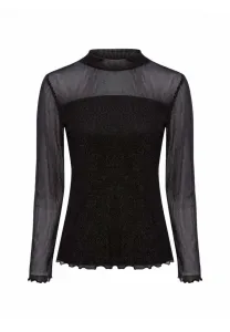 Футболка с длинными рукавами black label S.Oliver Black Label, Schwarz Silber