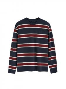 Polo Club Рубашка с длинными рукавами темно-синего и каштаново-коричневого цвета