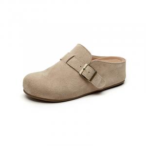 Женские тапочки Metal Abrasion Resistant с закрытым носком DAPHNE, хаки