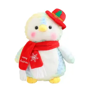 Милые рождественские пингвины плюшевые куклы высота 26см OU DI PIG, зеленый