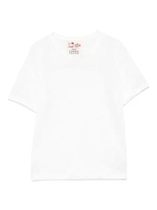 Футболка из льна MC2 Saint Barth Kids, белый