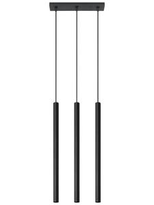 Подвесной светильник FIDEUS 3 из черной стали, минималистичный лофт-стиль, светодиоды G9, NICE LAMPS Nice Lamps