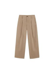 Свободные брюки со складками спереди Scalpers, бежевый