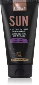 Солнцезащитный гель для сверхбыстрого загара с бета-каротином Biobaza, 150 мл