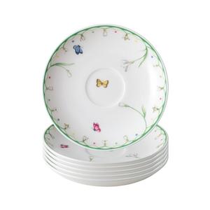 Блюдце Mokka-/Espressobлюдца Colourful Spring Ø 11,7 см, набор из 6 разноцветных Villeroy & Boch, Bunt