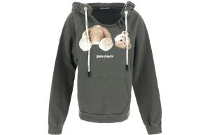 Толстовка Palm Angels с графическим принтом, коричневый