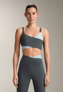 Спортивный бюстгальтер comfortlux средней поддержки для занятий спортом. Oysho, Mottled Grey