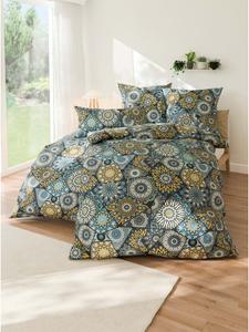 Постельное белье черного цвета с топазовым принтом WITT WEIDEN, 155 x 200 + 80 x 80 см