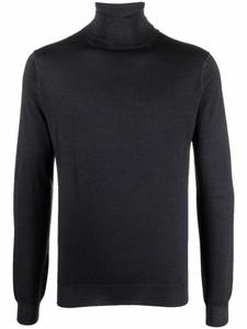 Шерстяной джемпер с высоким воротником Dell'oglio, серый