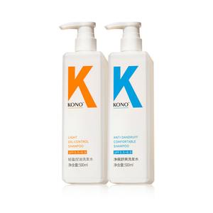 Классический шампунь для ухода за волосами, контроль жирности, лечение перхоти, мыльный аромат, 500мл+500мл KONO