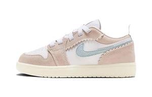 Детские баскетбольные кроссовки Jordan Air Jordan 1 BP, розовый/синий/белый