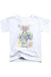 Футболка детская с коротким рукавом "Лига справедливости Америки" #1 Cover Gildan, белый