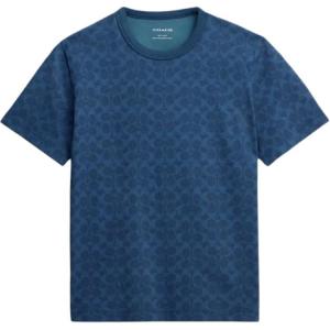 COACH Футболка женская морская синяя