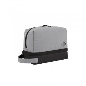 GOX Холщовая спортивная сумка для туалетных принадлежностей однослойная Unisex Ecru Khaki Gray Orange, Double-Layer-Gray