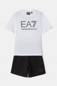 Детский шерстяной комплект EA7 Emporio Armani, белый