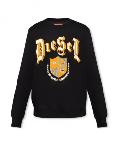 Модная мужская толстовка с принтом Diesel, черный
