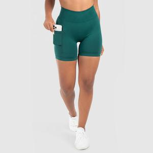 SMILODOX Женские короткие леггинсы Temmy темно-зеленые