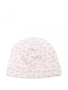 Шапка-бини с принтом роз Monnalisa, розовый