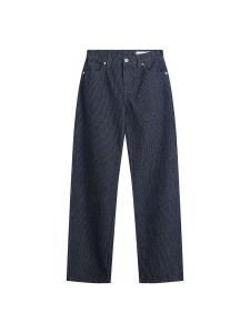 Джинсы с широкими штанинами Bershka, Navy/Sky blue