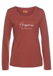 Пижамный топ VIVANCE Pajama Shirt, цвет blood red